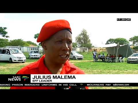 Julius Malema atttends Christmas party for the elderly in Seshego