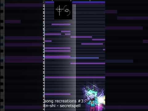 song recreations #3: tn-shi - secretspell #dtm #producer #piano #flstudio