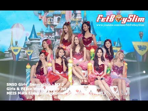 SNSD GIRLS' GENERATION - My J live in Jakarta, Indonesia 2013