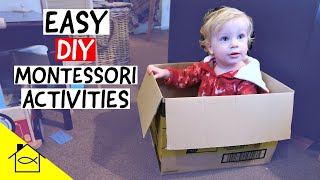 10 EASY MONTESSORI ACTIVITIES FOR A 1 YEAR OLD IN THE CONTAINMENT SCHEMA