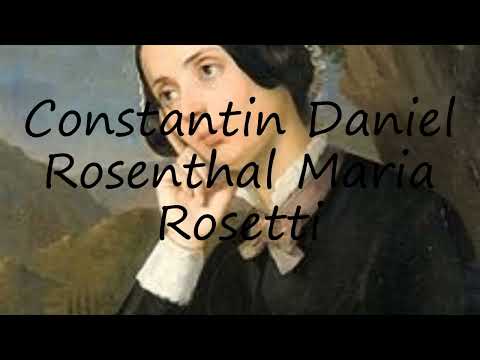 How to pronounce Constantin Daniel Rosenthal  Maria Rosetti in Dutch?