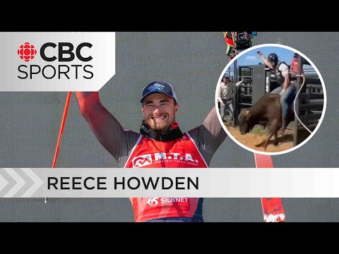 Reece Howden winds down in the off-season by bull riding?!?!