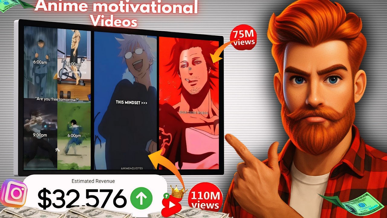 How to Create Viral Ai Anime Motivational Videos Using Ai Secret $500/Day Formula!