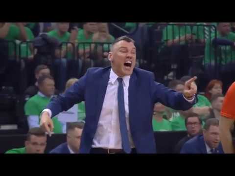 Sarunas Jasikevicius' reactions (Zalgiris-Olympiacos)