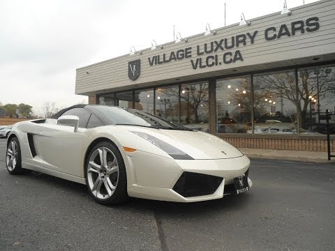 2007 Lamborghini Gallardo [Spyder] in review - Village Luxury Cars Toronto