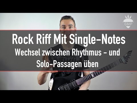 Einfache E-Gitarren-Riffs - Rock Riff mit Single-Notes | Guitar Master Plan