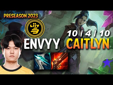 LSB Envyy CAITLYN vs LUCIAN ADC - KR Ranked