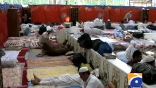 Itikaf arrangements in Faisal Mosque-20 Jul 2014
