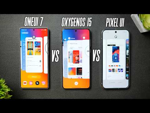 Galaxy S25 Ultra(OneUI 7) vs OnePlus 13(OxygenOS 15) vs Pixel 9 Pro XL(Pixel UI) Which is Smoother?