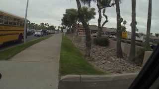 preview picture of video 'Leaving Baseline Road and Mill Avenue to Fry's Electronic, Tempe, Arizona, GP010078'