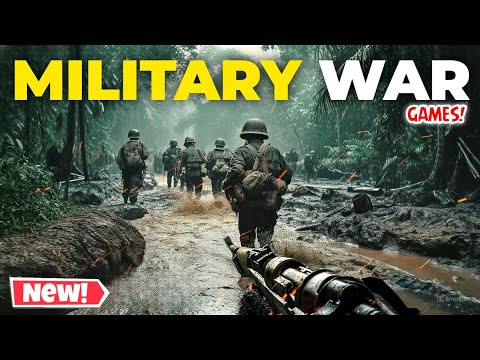 TOP 10 NEW Military War Games You MUST Play