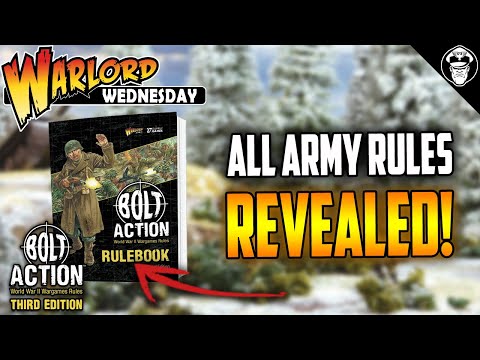 All Army Rules REVEALED! What You NEED to get 3rd Edition Ready! | Bolt Action 3rd Edition