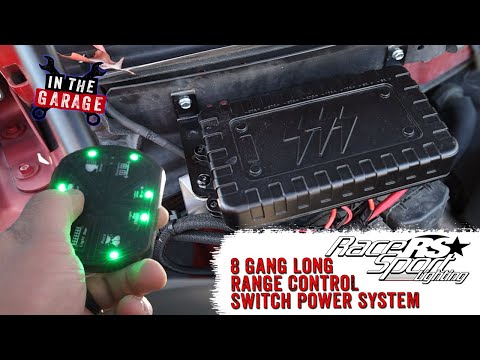 Race Sport 8 Gang Long Range Control Switch Power System - Features and Benefits