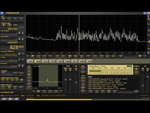 828kHz DXCC National Anthem and Opening Announcement Dce. 03 2025 1928 -1933 UTC