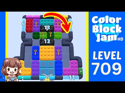 Color Block Jam Level 744 (709) Solution Walkthrough