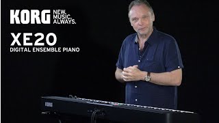 Korg Piano arrangeur XE20 88 notes et son stand - Video