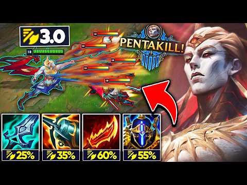 ZAAHEN WITH 3.00 ATTACK SPEED IS BEYOND RIDICULOUS! (IT LOOKS LIKE I'M HACKING)