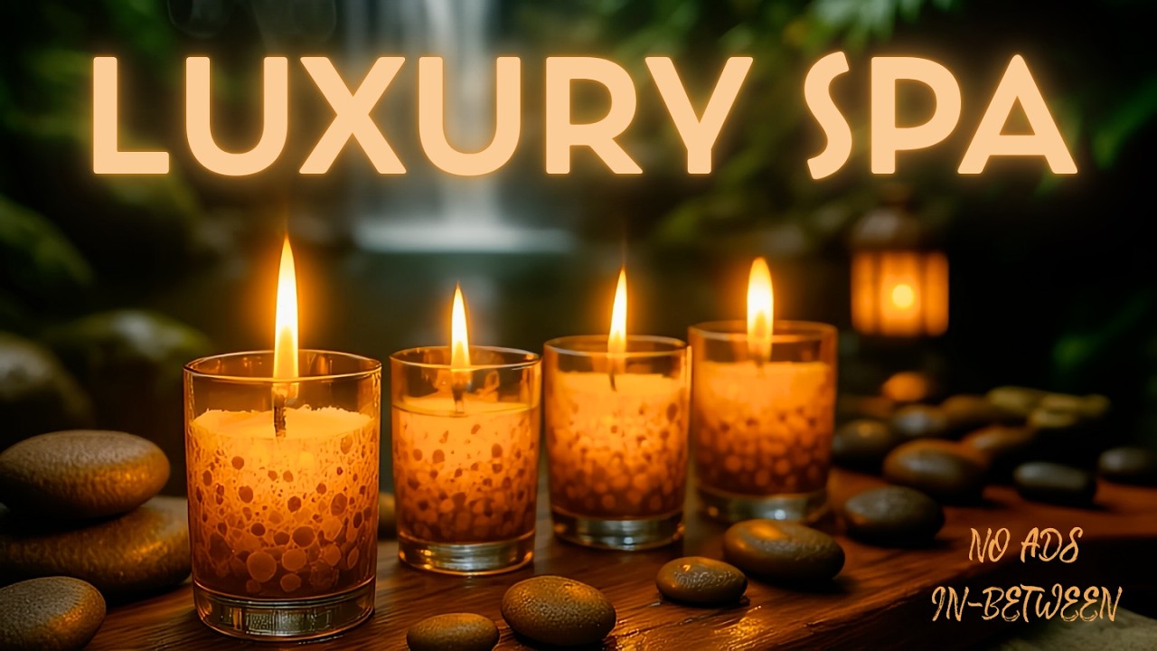 Luxury Spa Experience | Candlelight Ambience & Relaxing Music for Massage and Peace 🕯️