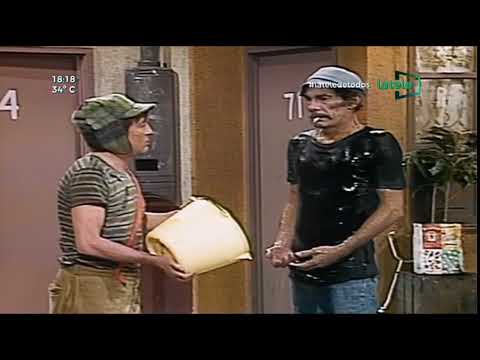 [Clip] El Chavo del 8 - Escena donde todos se mojan
