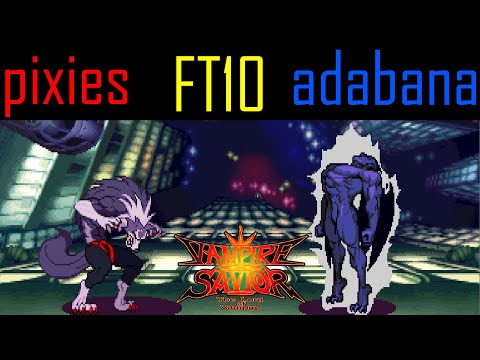 Vampire Savior - pixies [Gallon] vs adabana [Demitri] (Fightcade FT10)