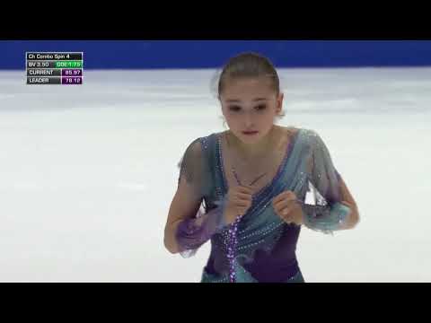 Kamila Valieva. Ladies Free Skating. ISU World Junior Figure Skating Championships