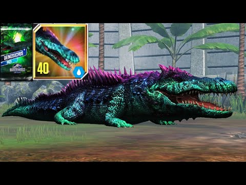 DEINOSUCHUS Maxed Level Is So Aggressive|| Jurassic World The Game