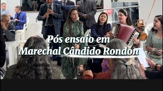 Pós ensaio em Marechal Cândido Rondon PR.