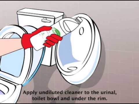 Acidic Toilet Cleaner & Limescale Remover - Animated Product Usage Guide