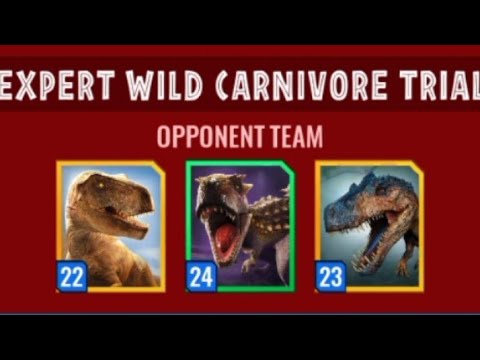 EXPERT WILD CARNIVORE STRIKE|| Fighting With TRYKOSAURUS - Jurassic World Alive