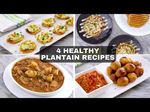 4 Healthy Plantain Recipes You’ve NEVER Tried Before! | No Frying, No Grilling!