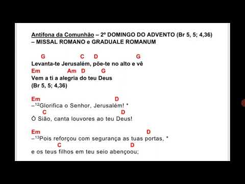 LEVANTA-TE, JERUSALÉM - RUZYE (Versão 2 -Ruzye) - CATÓLICA