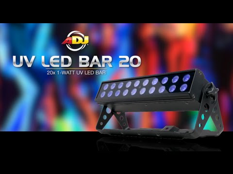 ADJ UV LED BAR20 Ultraviolet Bar with 20x UV LEDs + Wireless Remote image 10