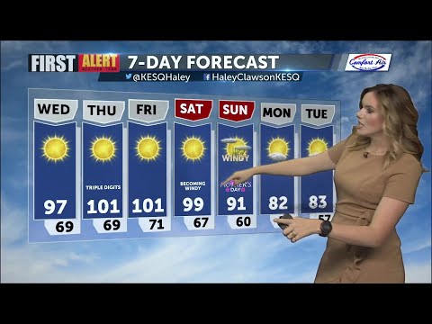 First Alert Weather with Haley Clawson - Tuesday 5PM, May 3, 2022