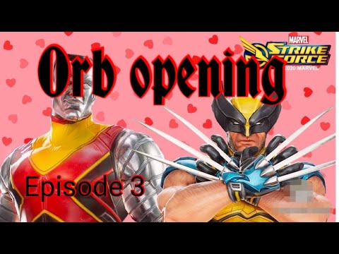 marvel strike force, orb opening video, massive orb opening red star orb opening, gold orb opening