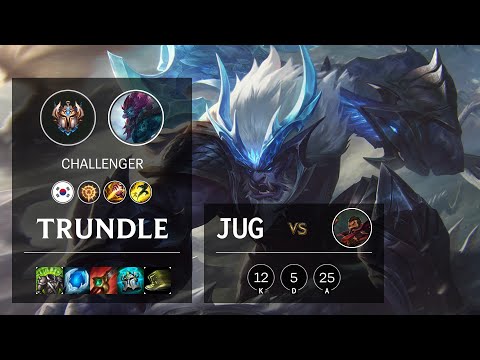 Trundle Jungle vs Graves - KR Challenger Patch 10.12