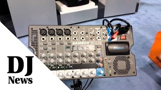 Video thumbnail for #Samson expedition XP 1000 portable sound system at #NAMM2015 by discjockeynews