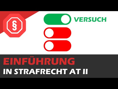 Einführung - Strafrecht AT II 01