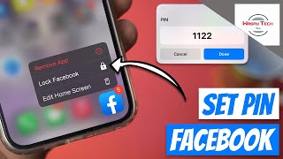 Set Lock in Facebook App on iPhone | Lock Facebook App on iPhone | Set PIN on Facebook App