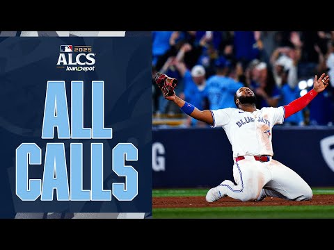 ALL CALLS of the Toronto Blue Jays securing the final out to advance to the World Series! 🎤