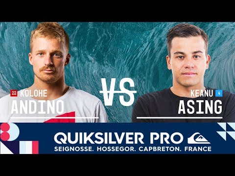 Andino vs. Asing - Round Two, Heat 4 - Quiksilver Pro France 2018
