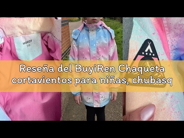 Vídeo relacionado con Fewlby Chaqueta Impermeable con Capucha para Niño, Cortavientos con Forro Polar Ligera Abrigo Prueba de Viento Chubasquero Primavera Otoño Abrigos Deportivos, 7-8 Años