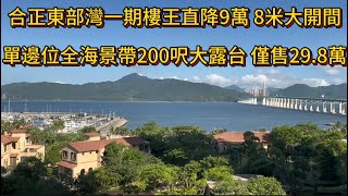 跳樓機都無咁勁業主直降9萬 90平超靚海景 開間8米 保養新淨 擰包入住 只售29.8萬 單邊位三面采光 帶200呎海景大露台