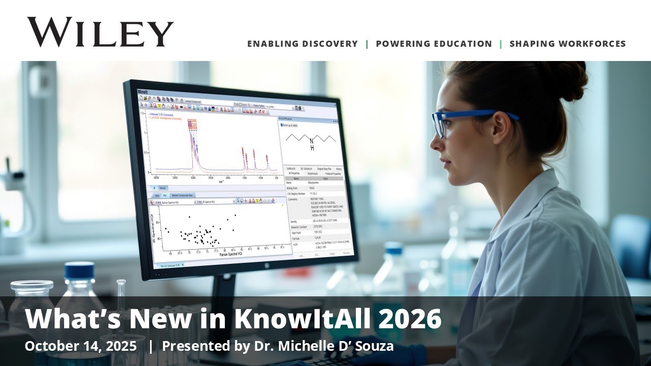 WEBINAR:  What's New in KnowItAll 2026 - Oct 2025