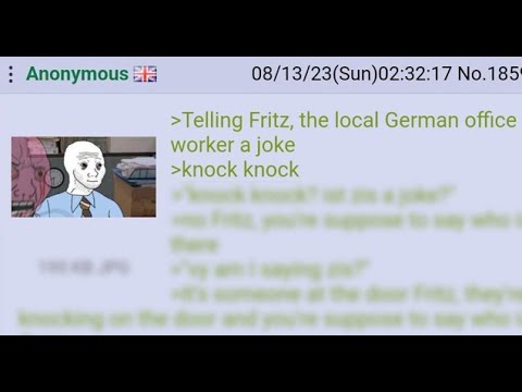 Anon tells his german friend a joke - 4chan greentext storytime