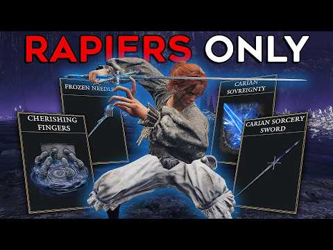 Elden Ring (+DLC) But I Can ONLY USE RAPIERS