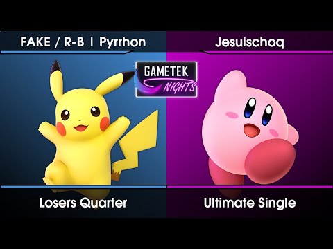 Gametek Night 2023.03 - Pyrrhon (Pikachu) Vs. Jesuischoq (Kirby) SSBU Ultimate Tournament