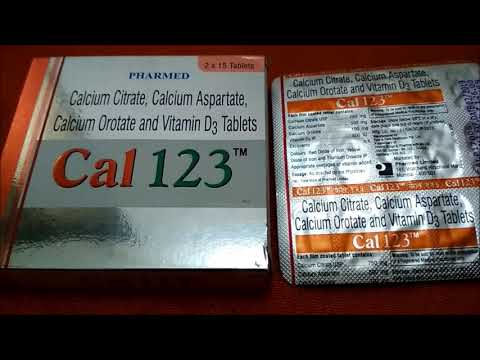CAL 123 Tablet for Calcium Citrate and Vitamin D3 Tablets - Review