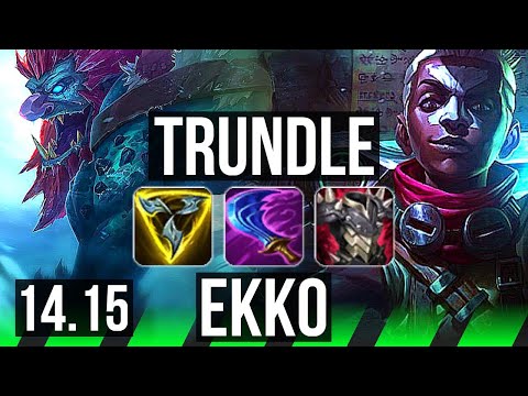TRUNDLE vs EKKO (JGL) | 12/3/17, 31k DMG | EUW Master | 14.15