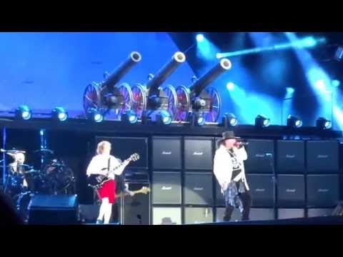 AC/DC and Axl Rose - FOR THOSE ABOUT TO ROCK & Outro HD - Ceres Park, Aarhus, Denmark, June 12, 2016