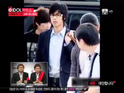 110525 Mnet Idol Chart 'Undercover Fashionista' - Yunho ranked #4